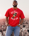 Outside!Houston Signature Heavyweight Tee (RED)