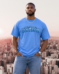"AstroCityNaut" Flagship-Outside!Houston Heavyweight Tee (CAROLINA BLUE)