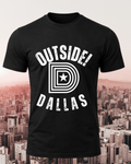 Outside! Dallas Classic Logo Tee – Black Streetwear T-Shirt