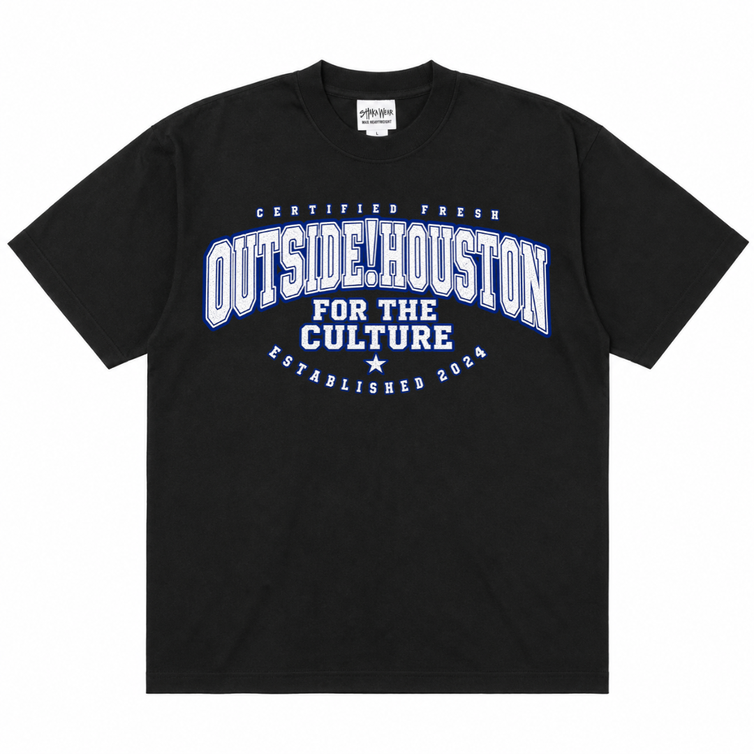 Outside!Houston-Certified Fresh Tee