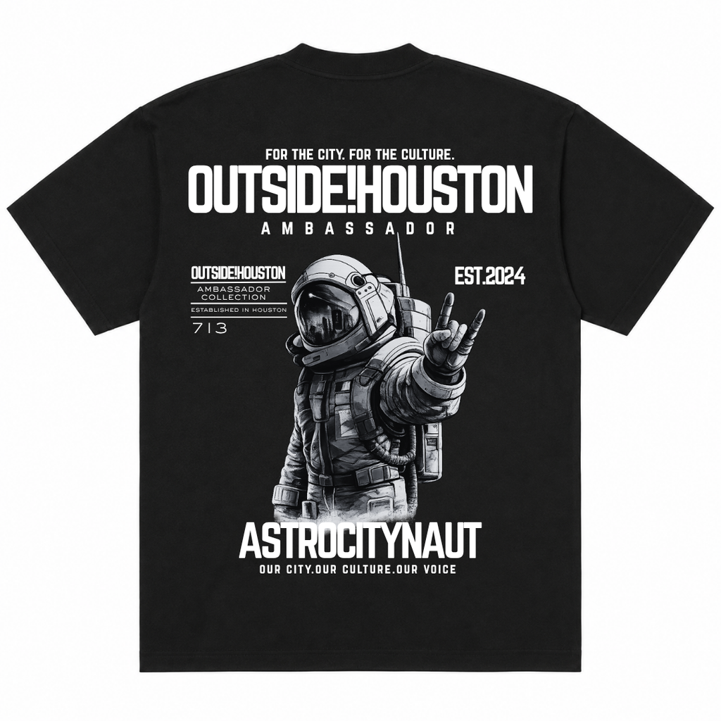 Outside!Houston "Ambassador" Astrocitynaut Heavyweight Tee