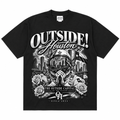 Outside!Houston-The Ascension Tee – Mono Black & White