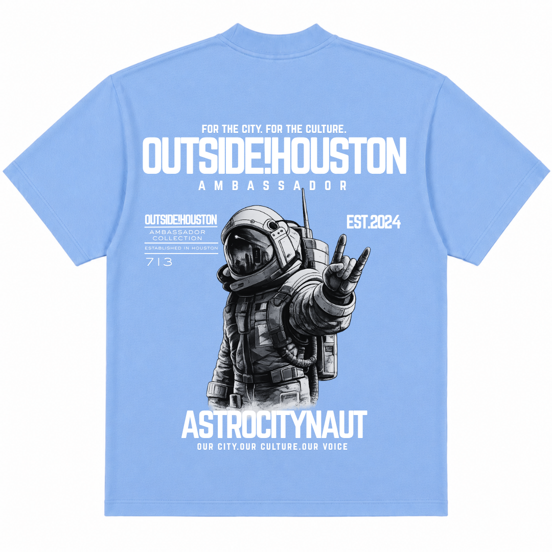 Outside!Houston "Ambassador" Astrocitynaut Heavyweight Tee