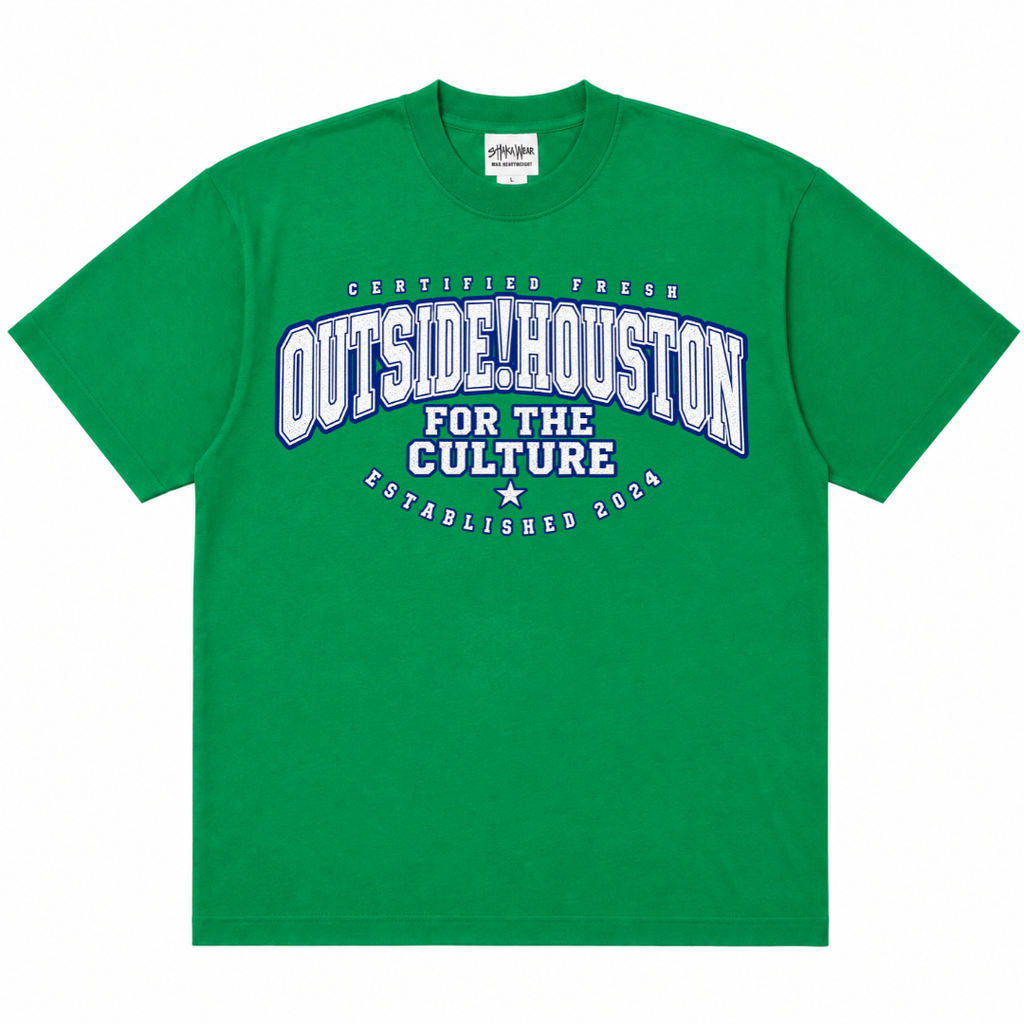 Outside!Houston-Certified Fresh Tee
