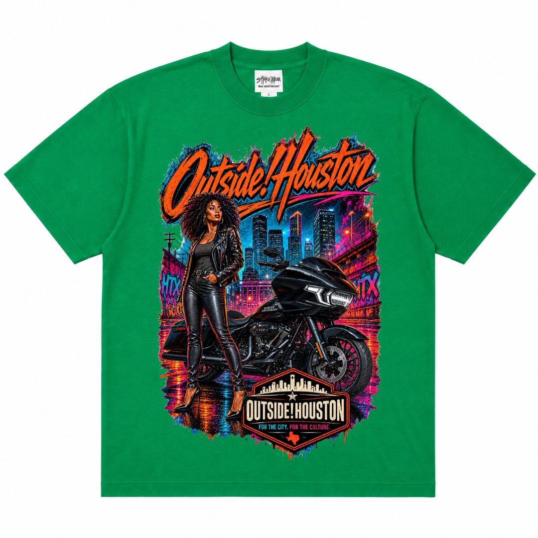 Outside!Houston-Harley Nights Tee