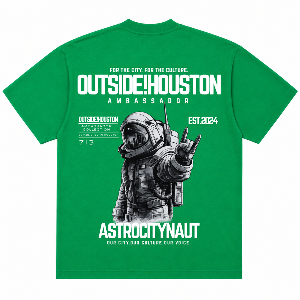 Outside!Houston "Ambassador" Astrocitynaut Heavyweight Tee