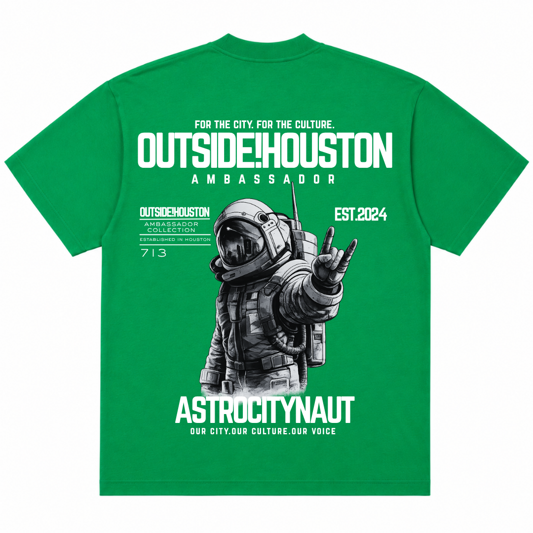 Outside!Houston "Ambassador" Astrocitynaut Heavyweight Tee