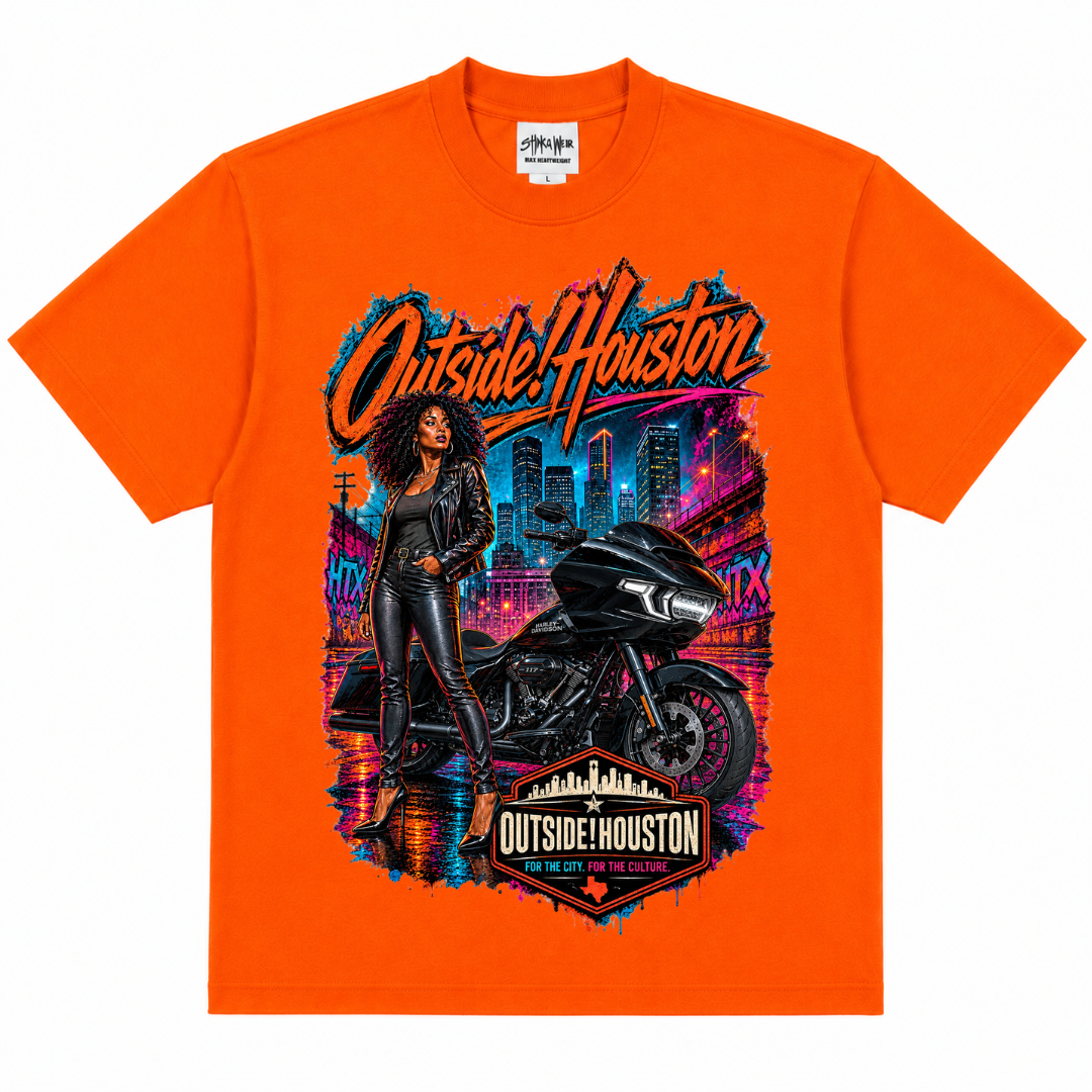 Outside!Houston-Harley Nights Tee