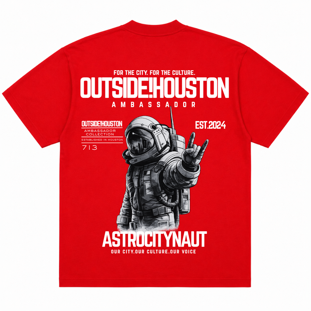 Outside!Houston "Ambassador" Astrocitynaut Heavyweight Tee