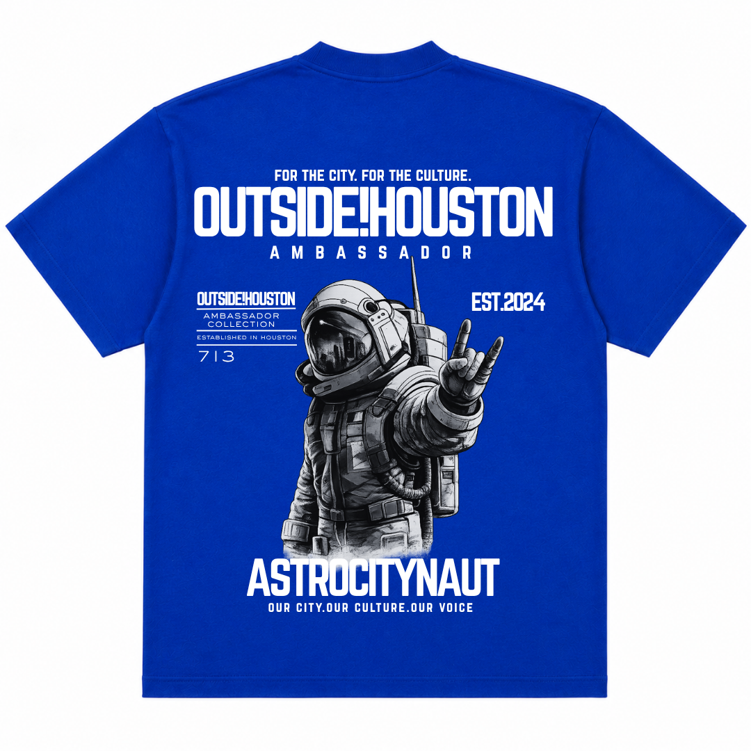 Outside!Houston "Ambassador" Astrocitynaut Heavyweight Tee
