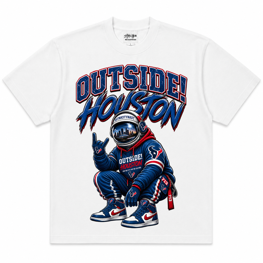Outside!Houston-Texans Blue "Astrocitynaut" Tee