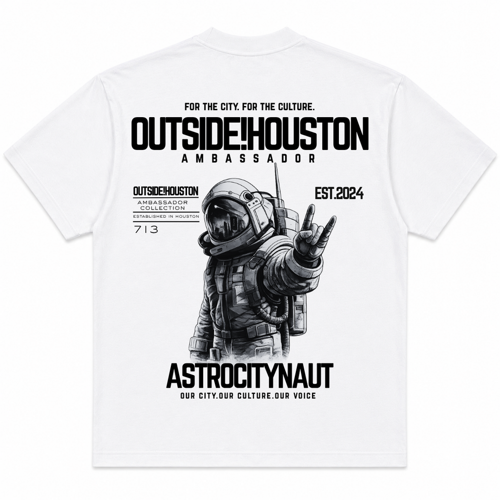 Outside!Houston "Ambassador" Astrocitynaut Heavyweight Tee