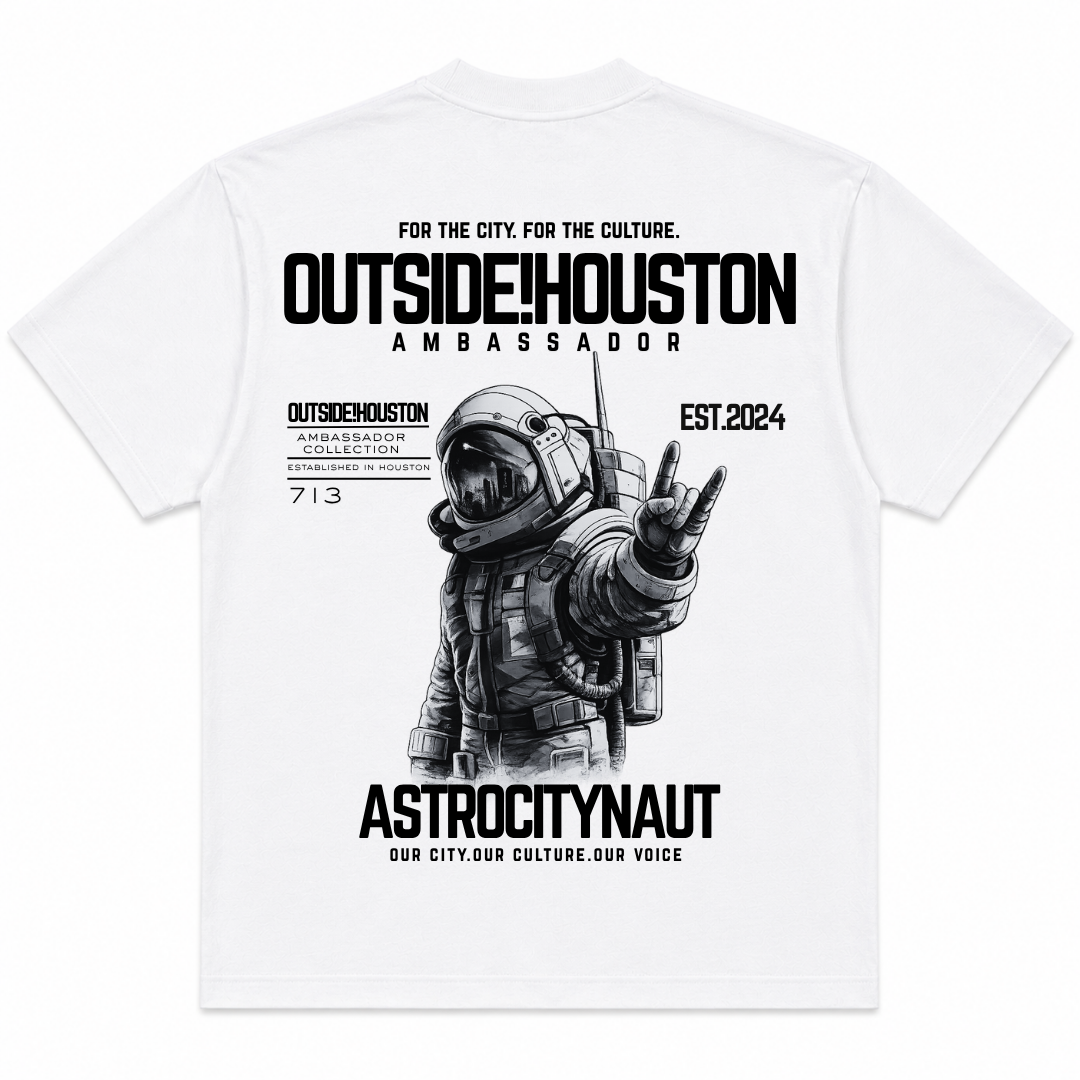 Outside!Houston "Ambassador" Astrocitynaut Heavyweight Tee